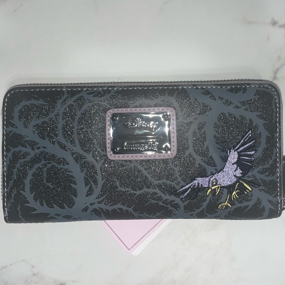 Loungefly Disney Villains Scene Maleficent Sleeping beauty wallet - Picture 2 of 5